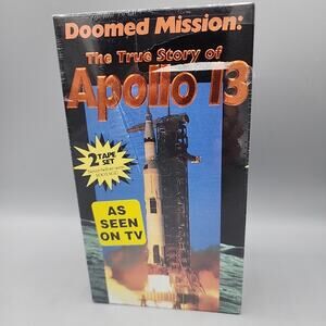 Doomed Mission - The True Story Of Apollo 13 SEALED Unopened - Space Shuttle VHS